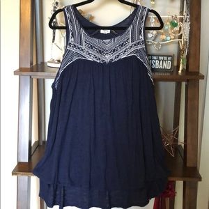 Embroidered Swing Tank